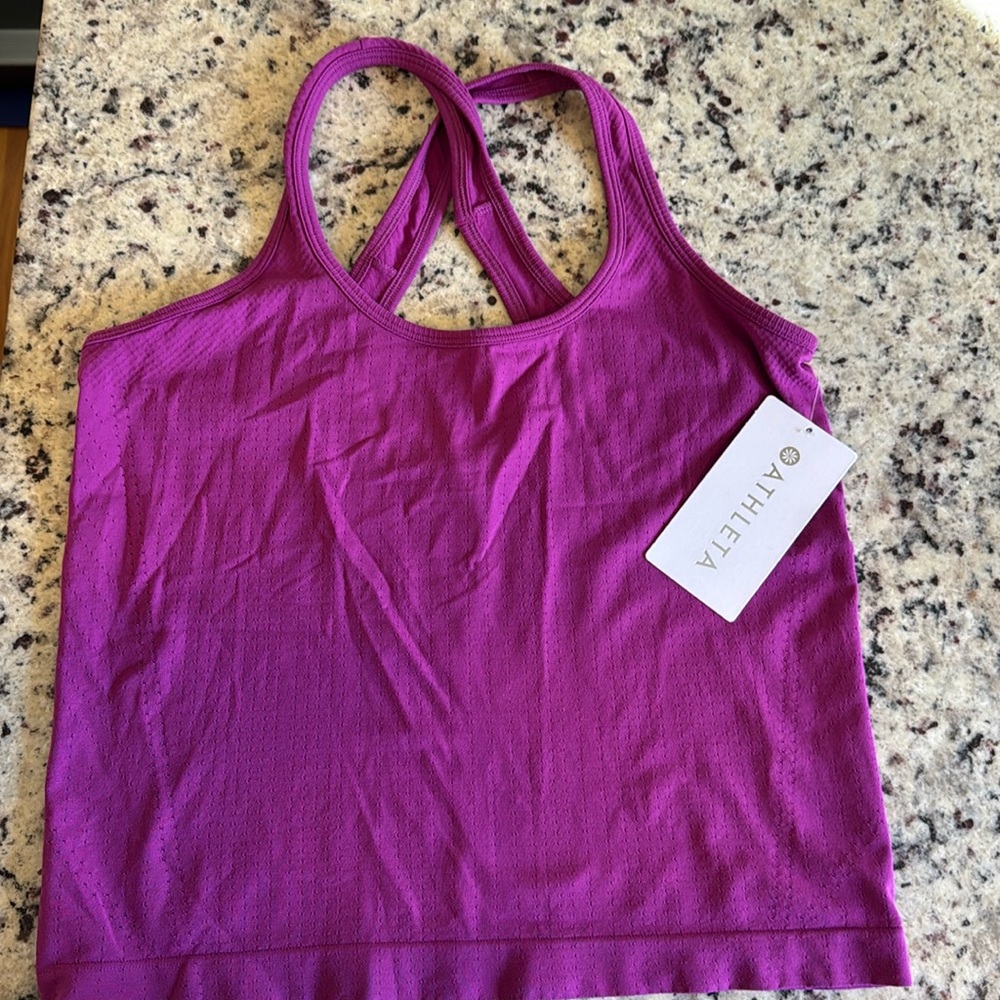 Pink/purple workout tank